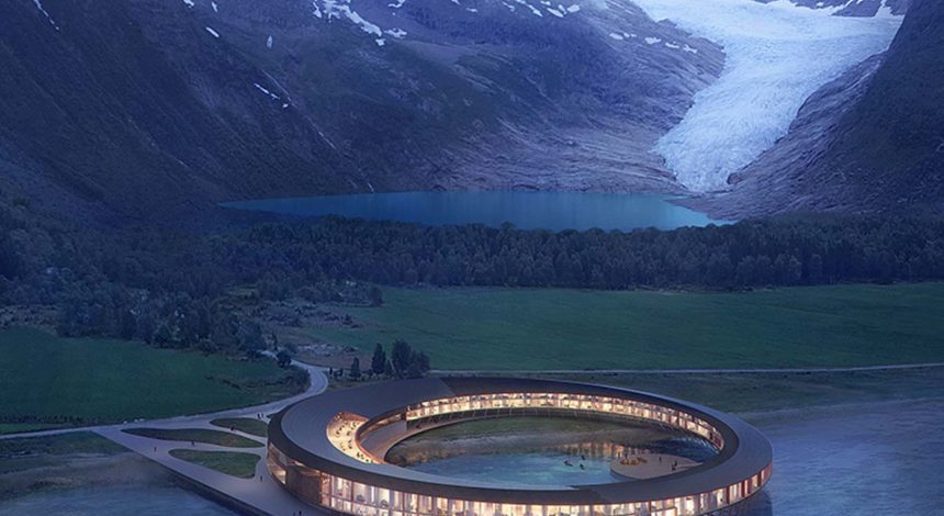 Этот удивительный отель в Арктике будет производить больше энергии чем потреблять.