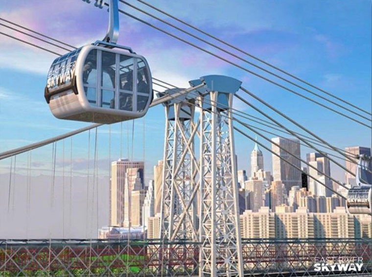 Sky Gondola: как доехать из Бруклина в Манхэттен менее чем за четыре минуты