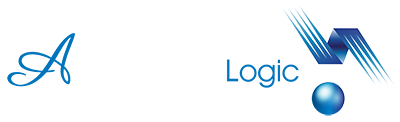 2020 Logo Amusement Logic Worldwide web blanco 01