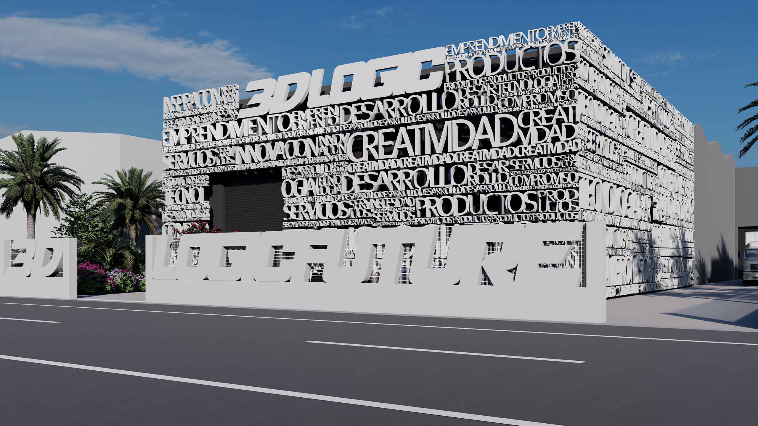 Дизайн фасада компании 3D Logic Future