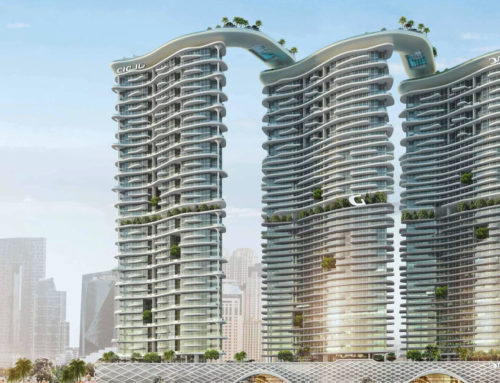 Тематика океана для тройной жилой башни в Дубае