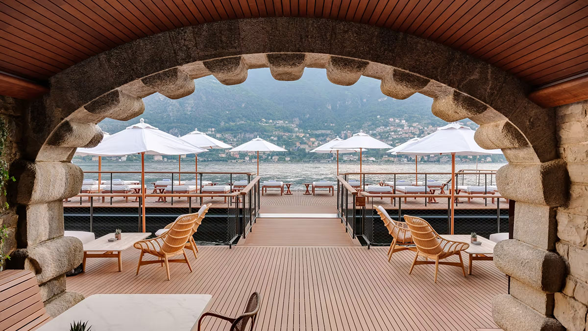 Отели мира: Mandarin Oriental Lake Como, Италия 14 - Открытая терраса