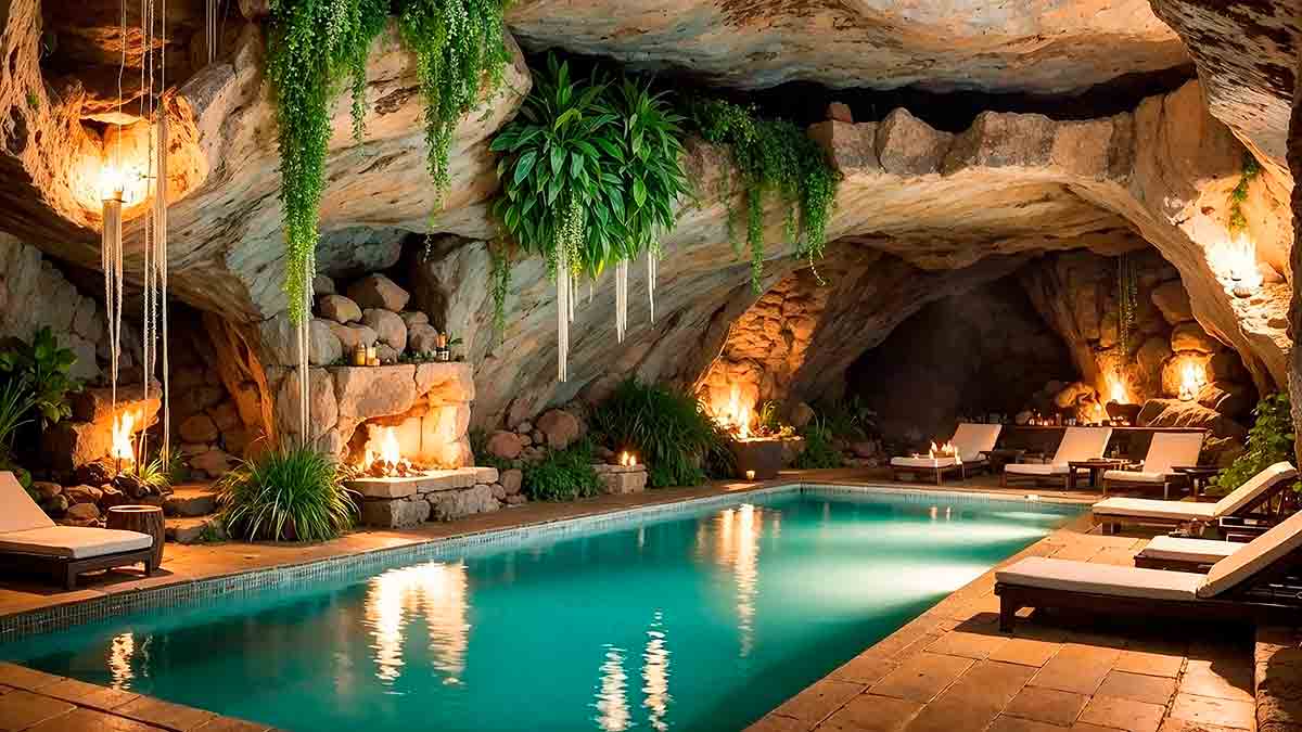 Zen Cave, водный сенсорный опыт в пещере