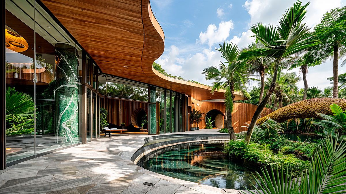 Patio Oasis: парадигма центрального патио