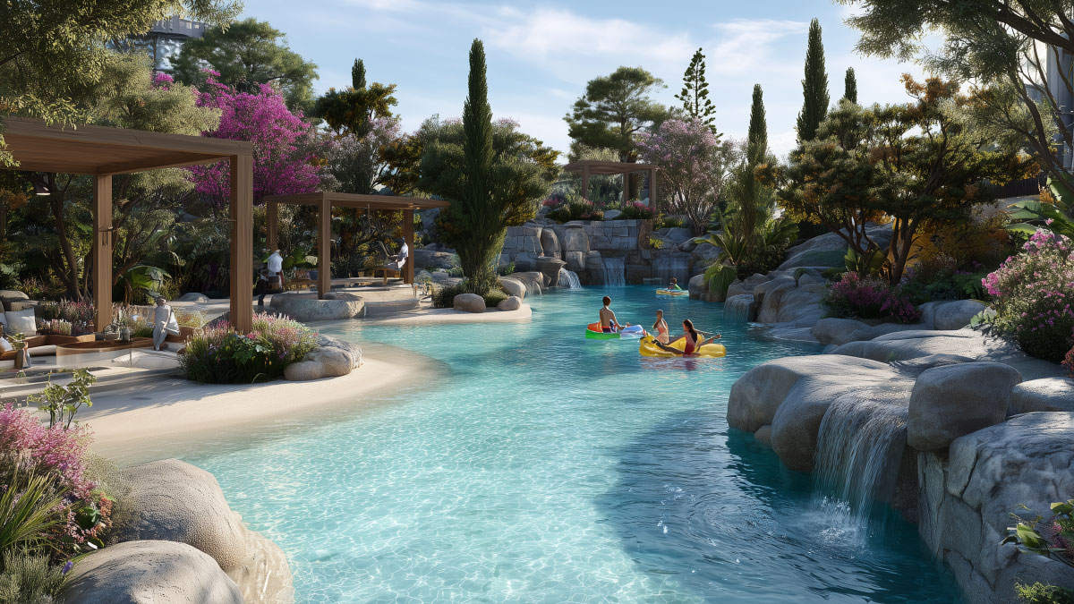 Общие соображения по проектированию ландшафта в аквапарке