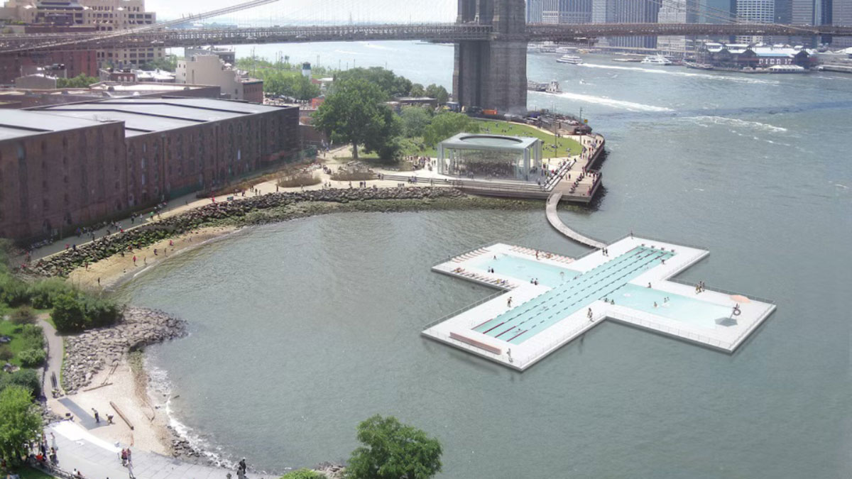 Plus Pool: бассейн, который очищает реку, пока город купается